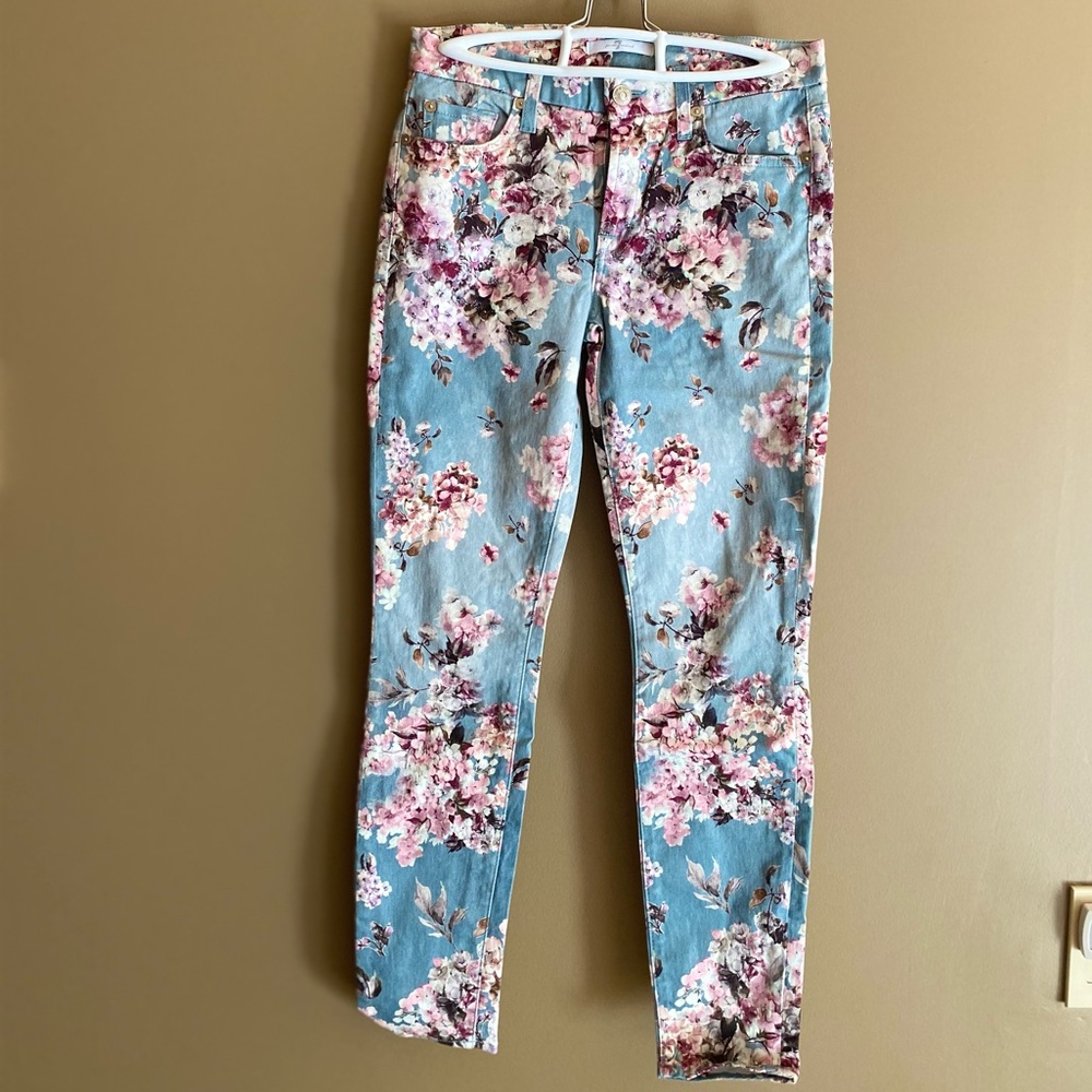 Floral 7 Jeans